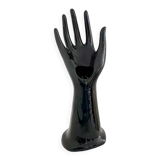 Black ceramic ring hand