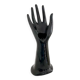 Black ceramic ring hand