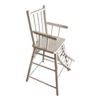 Chaise haute en bois de 1970