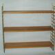Pair of wooden metal shelves design 60