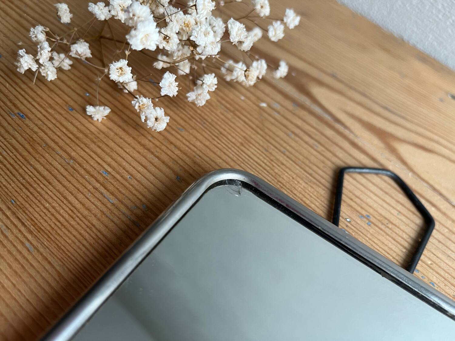 Miroir de barbier vintage 18 x 12,5 cm