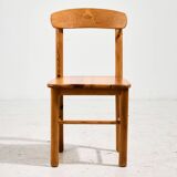 Pine dining set by Rainer Daumiller, Set of 7