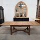 Italian table in raw oak from the 19th century.