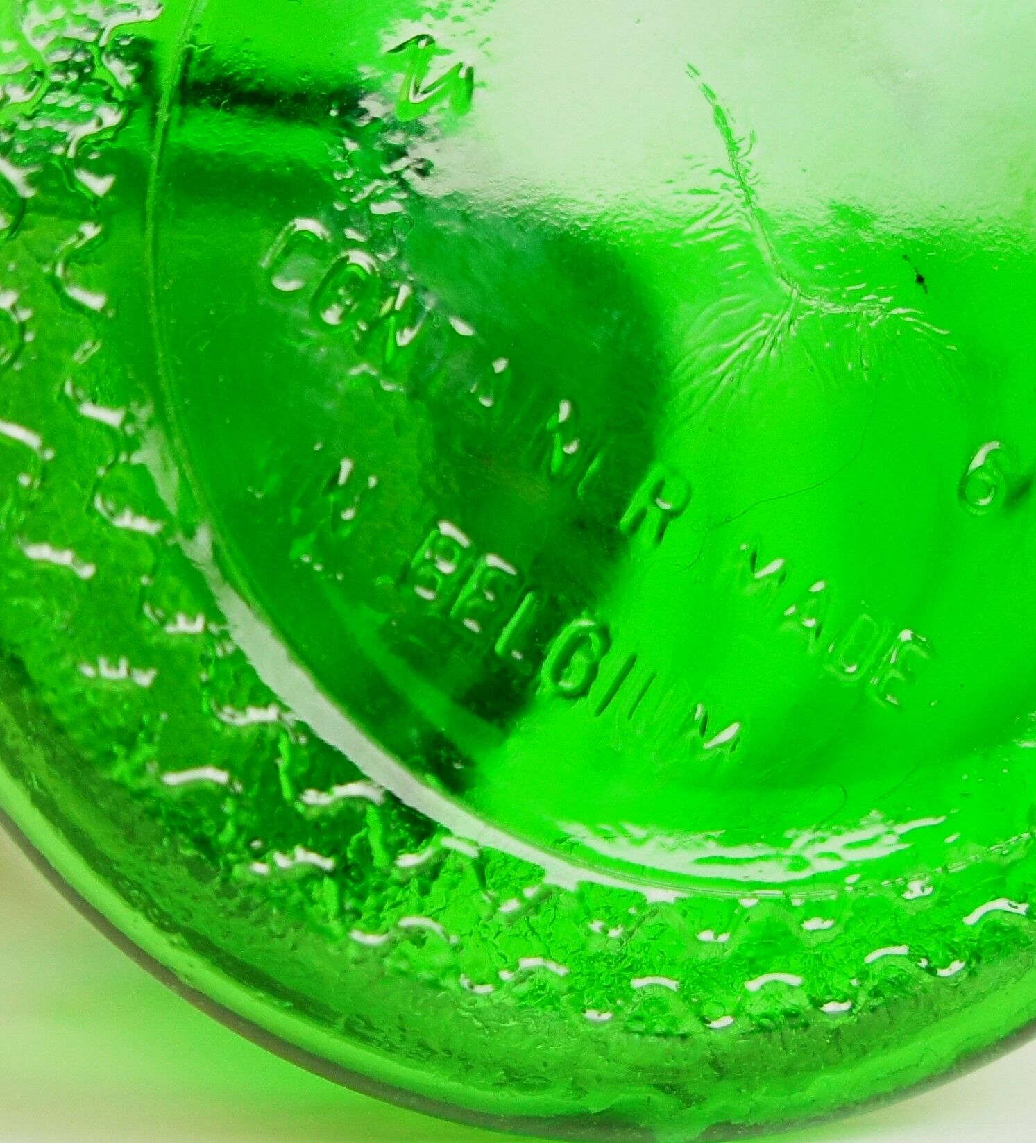 Moulded glass pharmacy jar