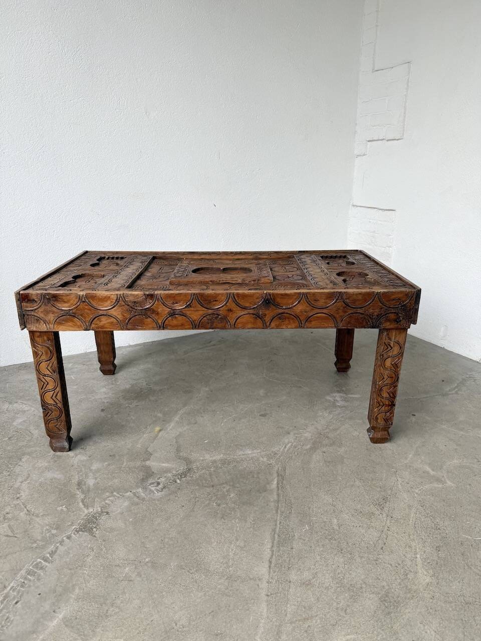 Savoyard folk art coffee table
