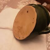 CACHE POT POTTERY DIEULEFIT DROME GREEN