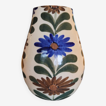 Vintage hand-painted ceramic vase