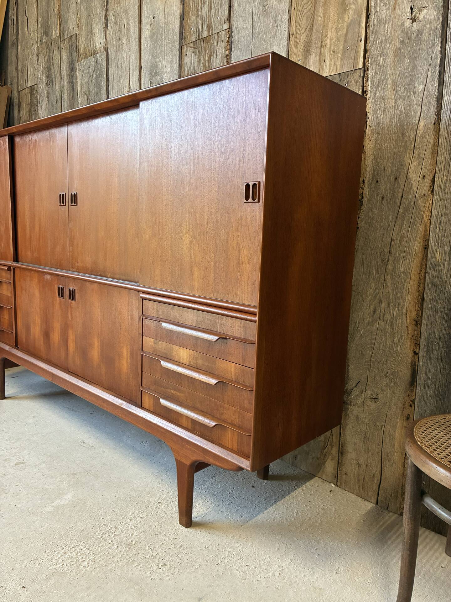 Enfilade, buffet en teck