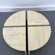 Italian Travertine Coffee or Side Tables, 1970s, Set of 4