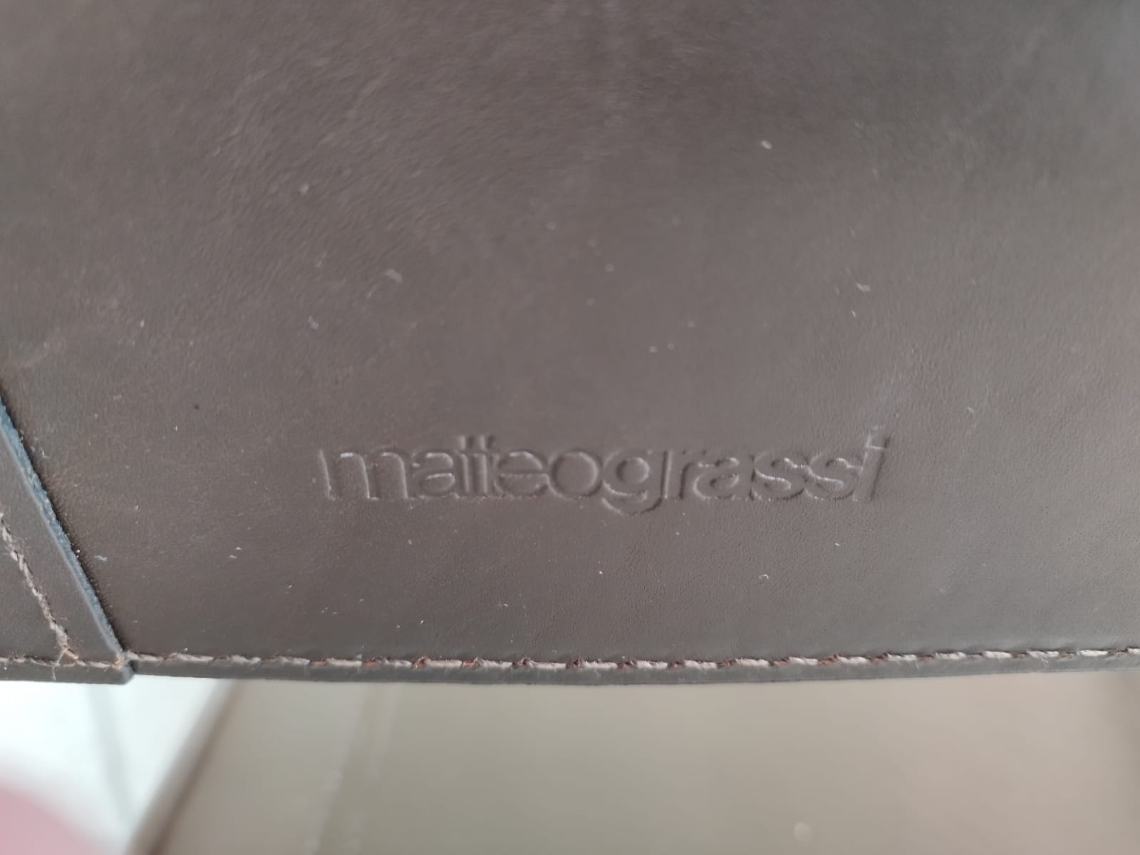 Chaise mg5 cuir marron Matteo Grassi