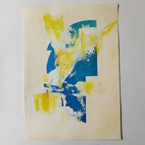 Unique and original abstract painting
