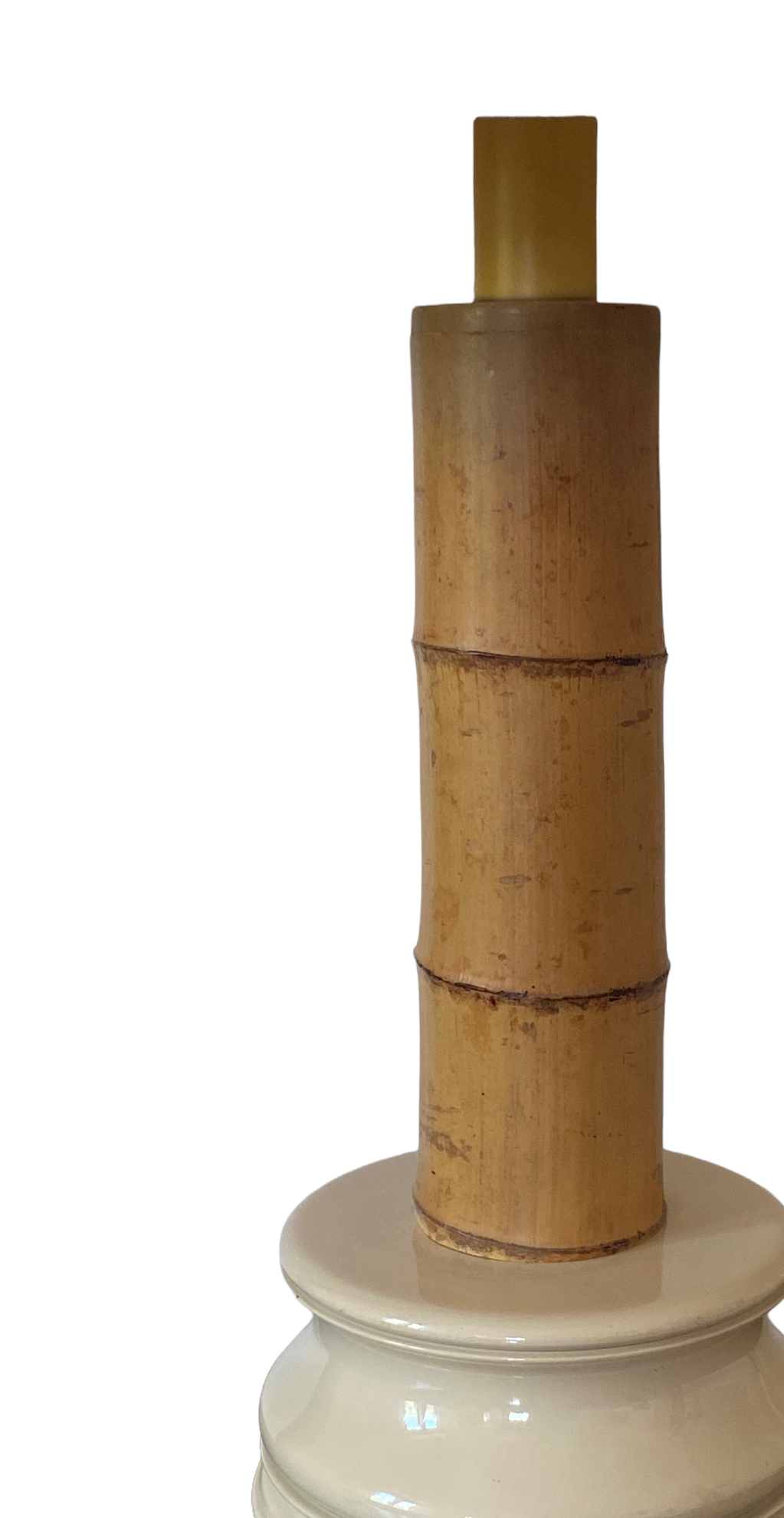 Bamboo table lamp, RCM 1867 Italy, 1970s