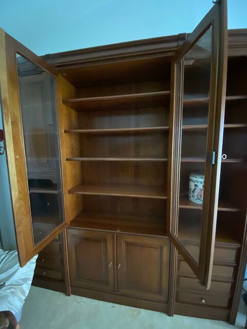 Library/cherry cabinet
