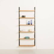 Système d'étagères modulaires scandinaves en chêne, années 1960