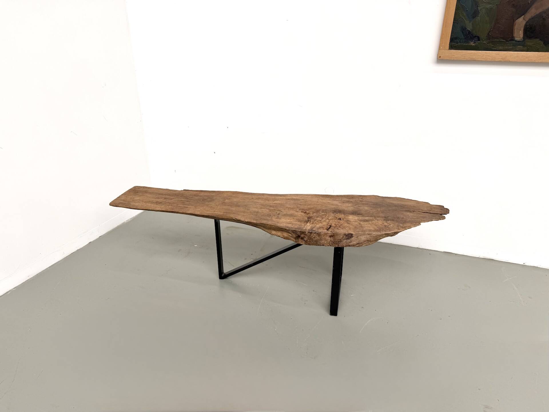 Table basse organique en peuplier massif