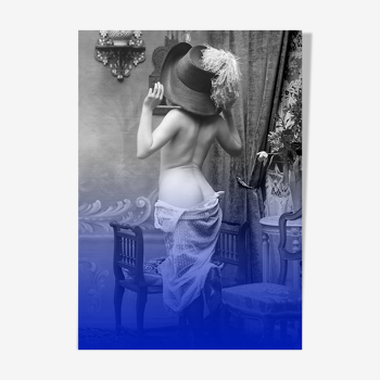 Nude photography back woman Belle Époque - 1920