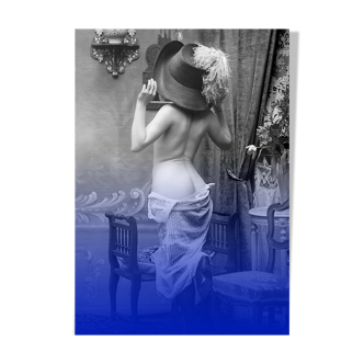 Nude photography back woman Belle Époque - 1920
