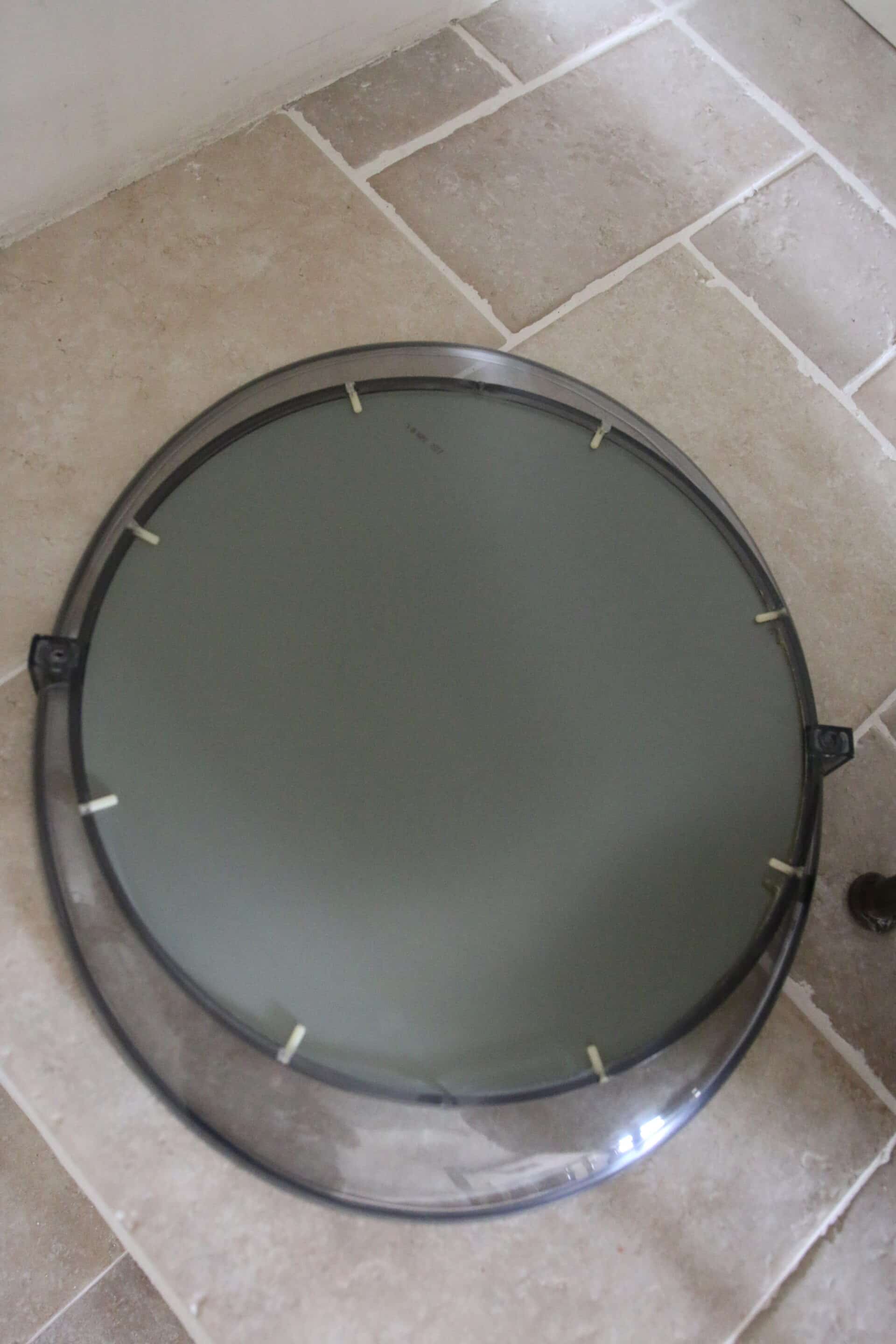 Miroir plexiglas fumé 1977