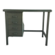 Small metal industrial desk with column of 4 drawers - industrial - 1960