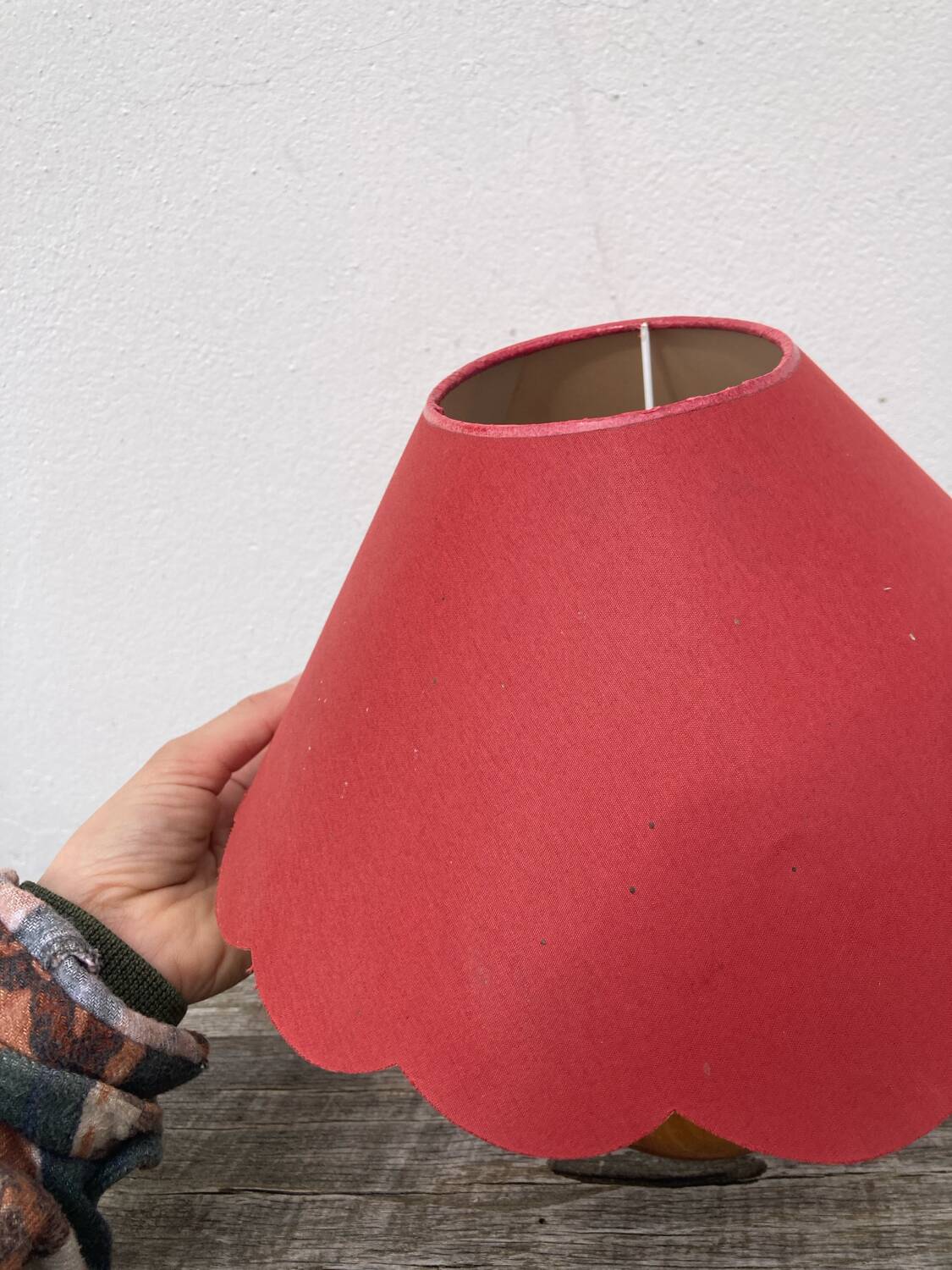 Wooden ball lamp 1980