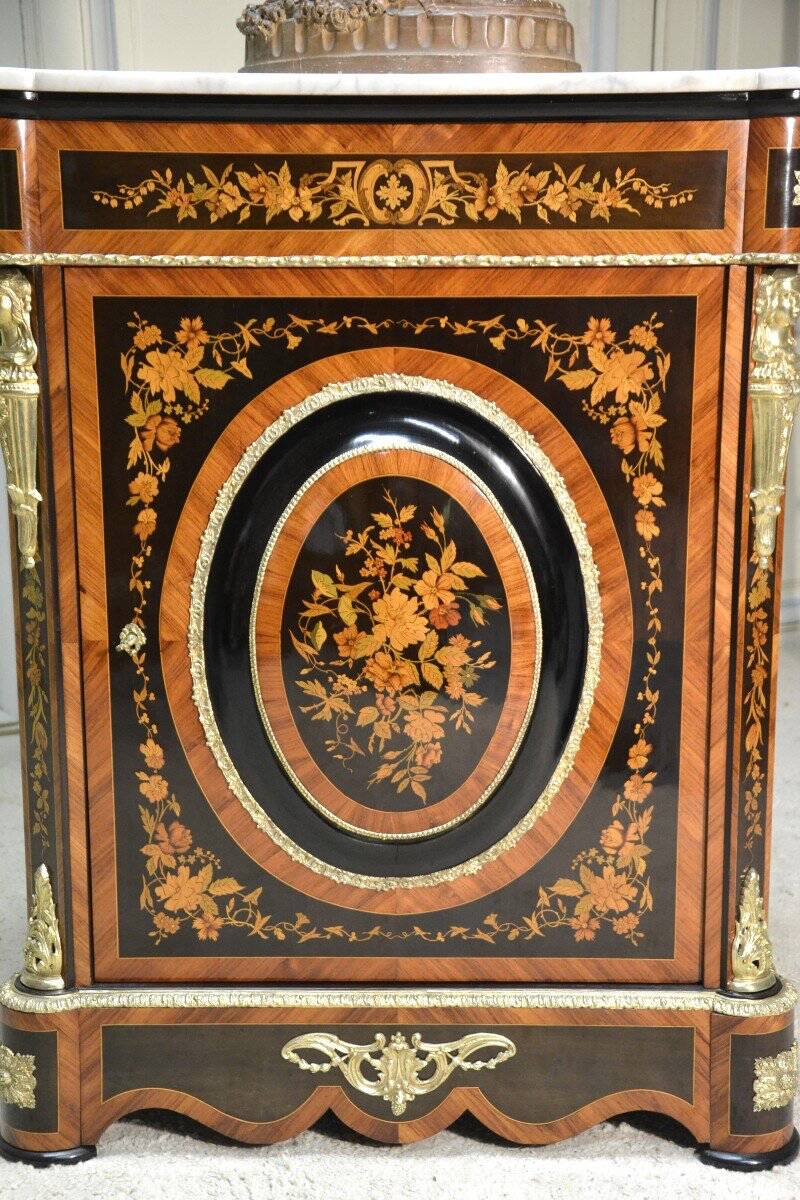 Napoleon 3 marquetry sideboard, 19th century