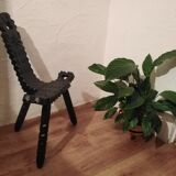 Brutalist tripod chair