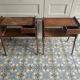 Deux tables de chevet