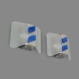 Murano glass wall sconces, 1980s, set of 2