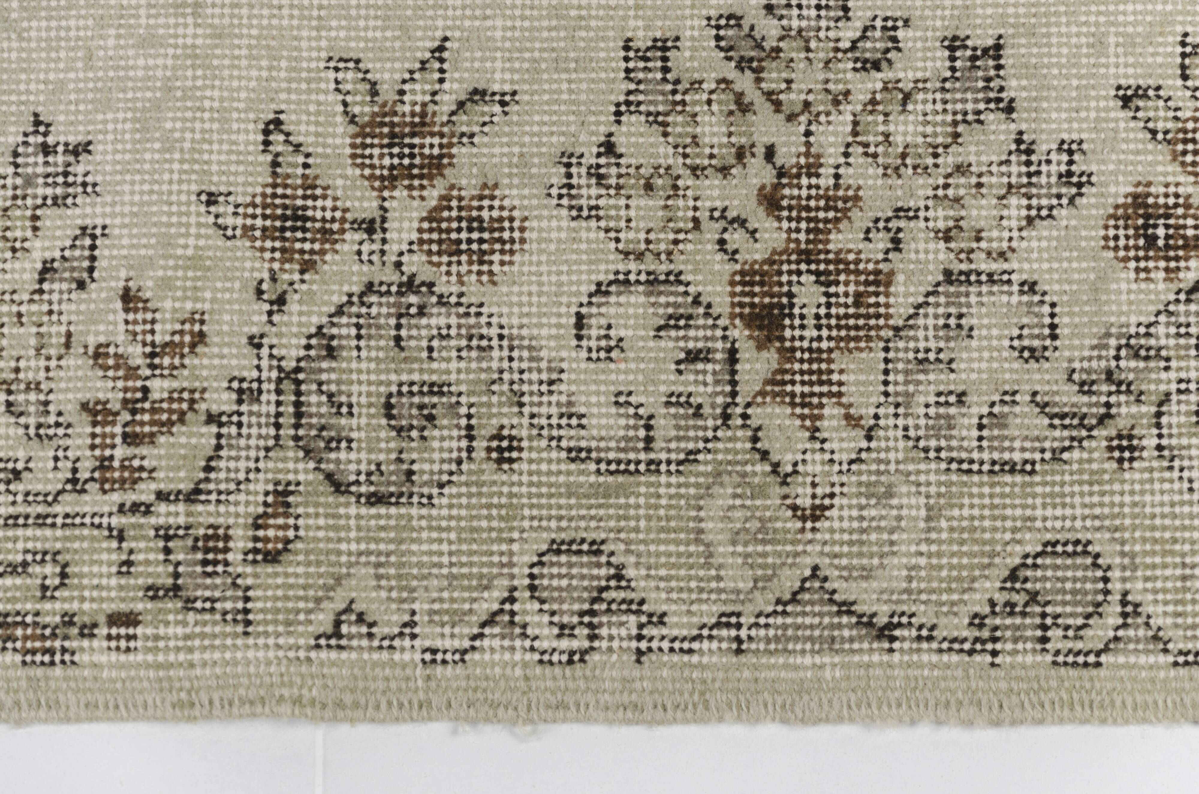 Grey Oushak Area Rug