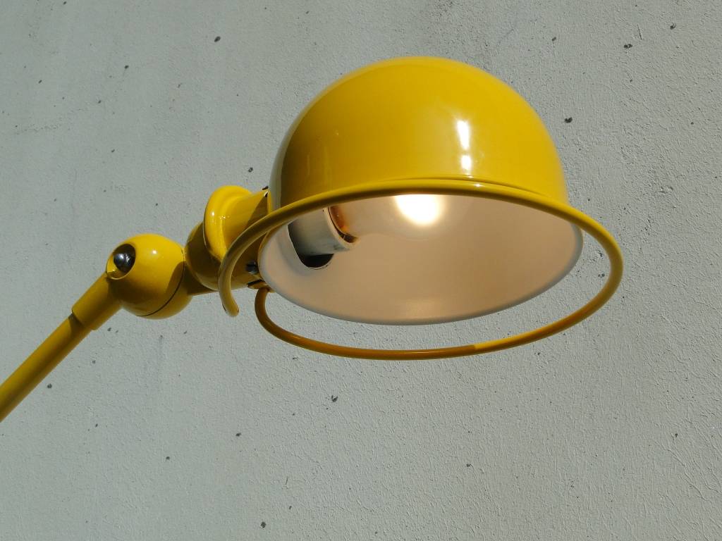 Jieldé lamp yellow 2 arms of Jean Louis Domecq