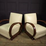 Pair of Art Deco armchairs