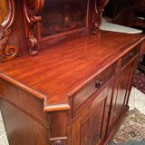 Saint Hubert 19th century sideboard in solid walnut Napoleon III