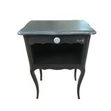 Pair of bedsides painted in black