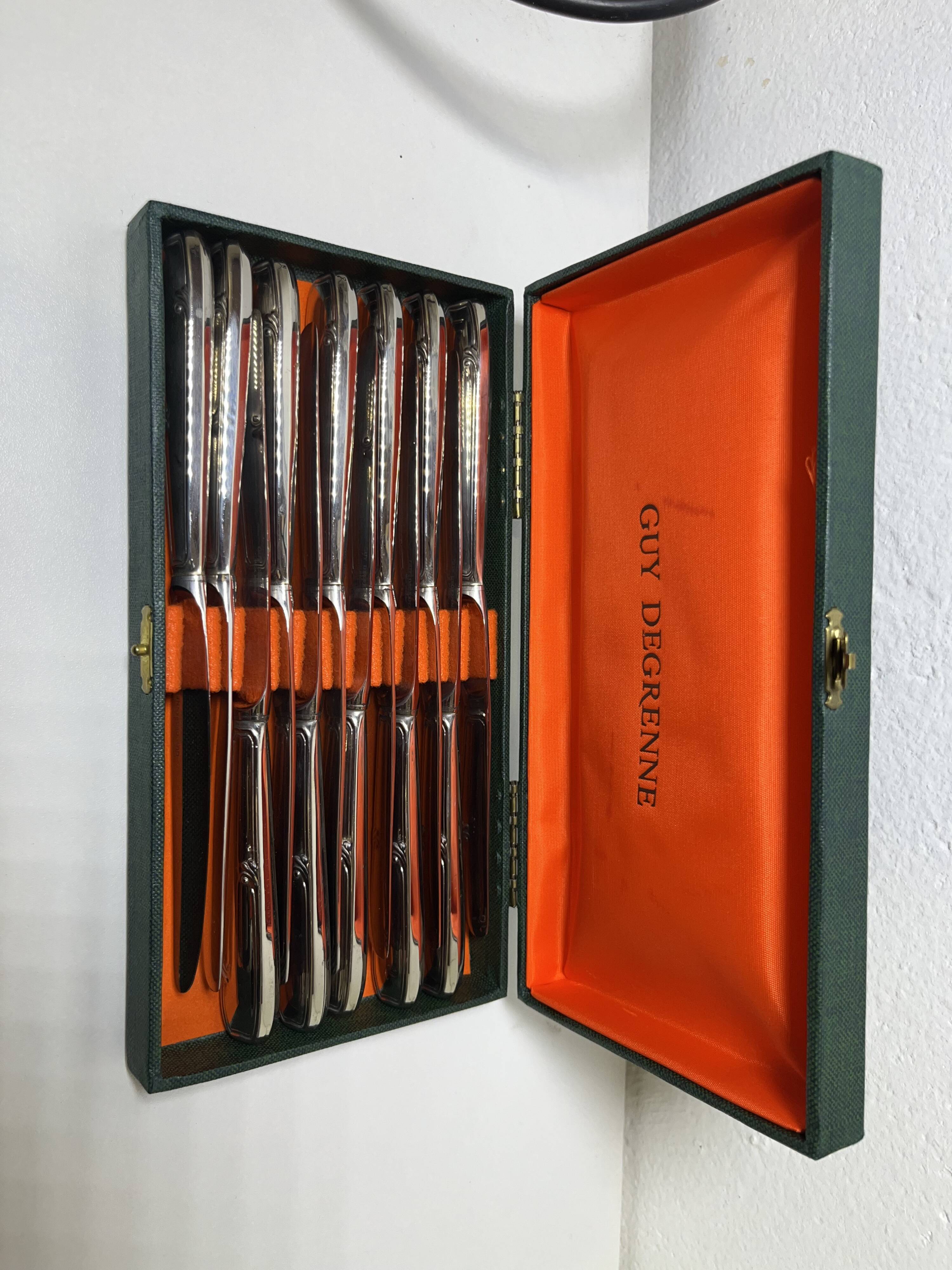 Box of 12 Guy Degrenne knives