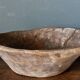 Monoxyl cup in carved wood 20th century popular art
