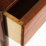 Pair of vintage Danish modern teak bedside tables