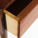Paire de tables de chevet en teck moderne danois vintage