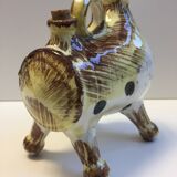 Small Jug Pitcher Pot Botijo Olive Oil Glazed Ceramic Spain