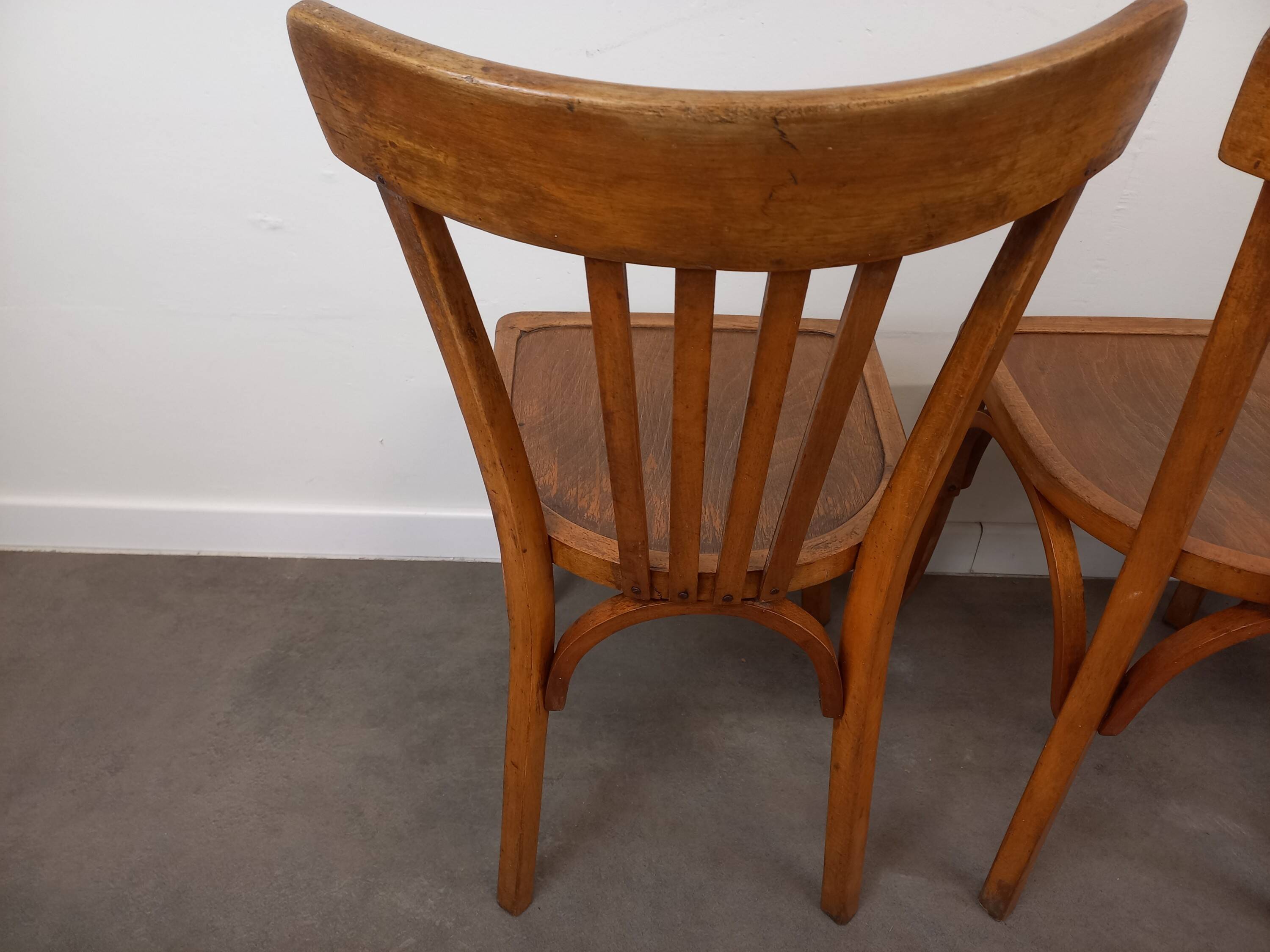 Chaises bistrot Luterma, set de 4