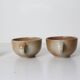 Set of 2 stoneware cups, Grès du Marais, vintage, 1980
