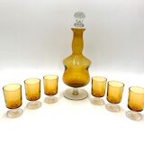 Carafe with 6 glasses, France, 1960s