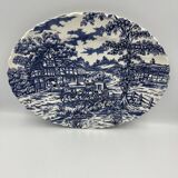 Oval plate Staffordshire England