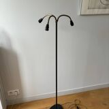 iron and brass floor lamp from the 50s