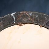 19th century antique round mirror