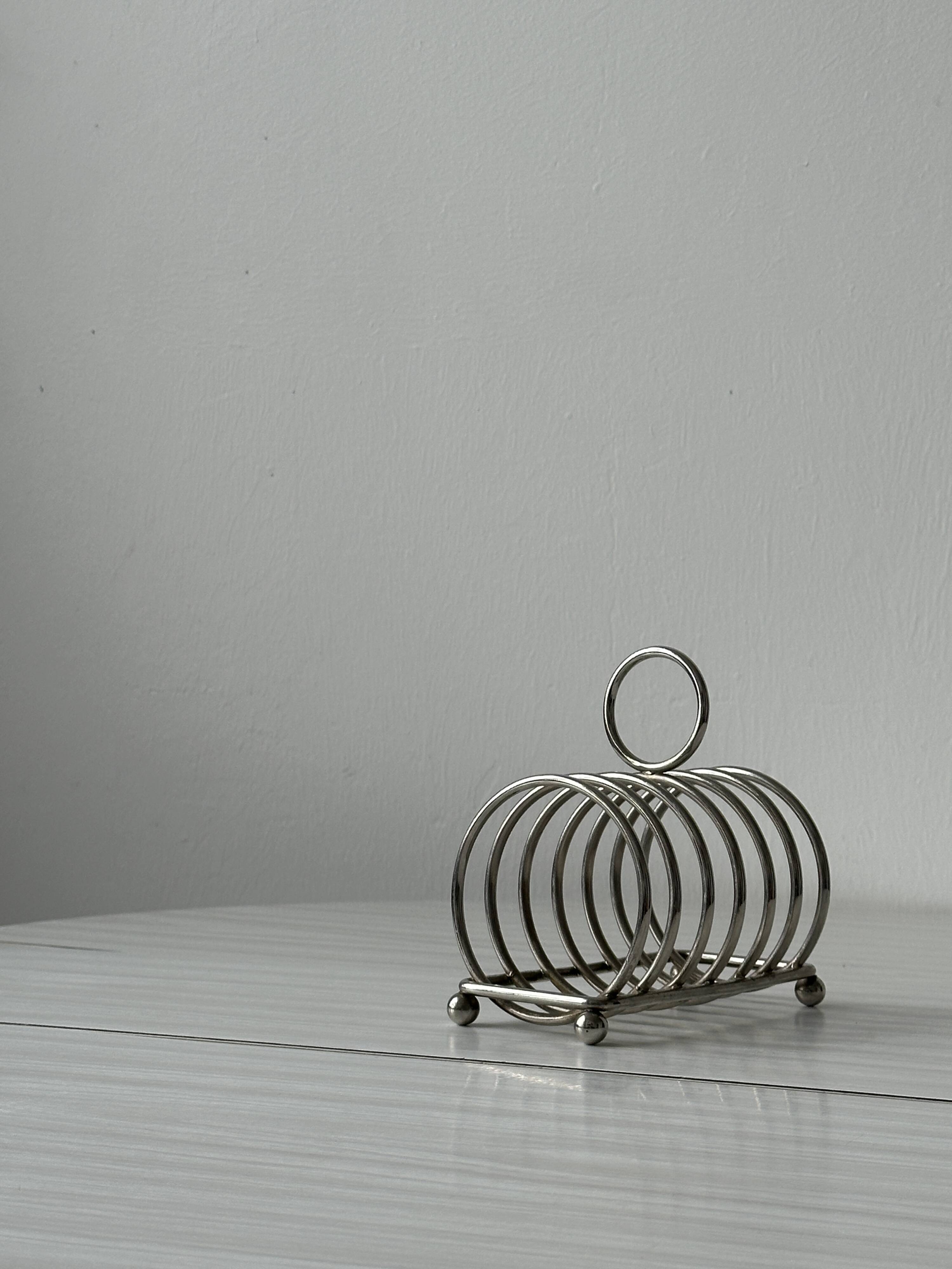Old metal toast rack