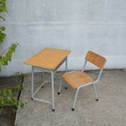 Child's desk and his chair
