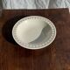 Set of a salad bowl and a vintage brown circular dish D28.