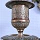 Patinated bronze chandelier mirror early twentieth century