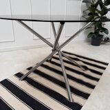 Smoked glass table