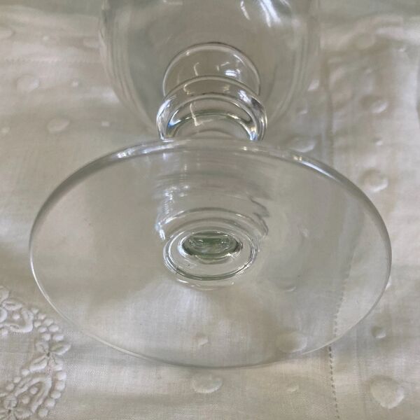 Baccarat 10 verres à vin blanc modèle type Renaissance vers 1900